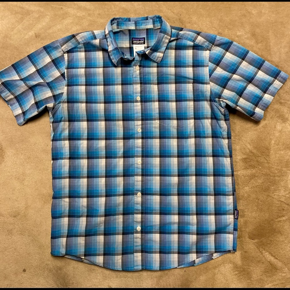 Patagonia Plaid Organic Cotton Button Up